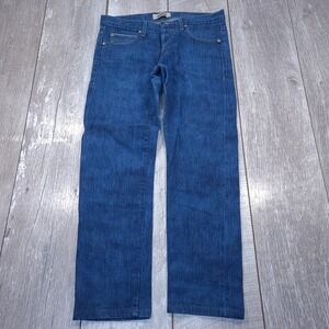Naked & Famous Jeans Mens 32 Blue Kasuri Stretch Selvedge Japanese Denim Canada